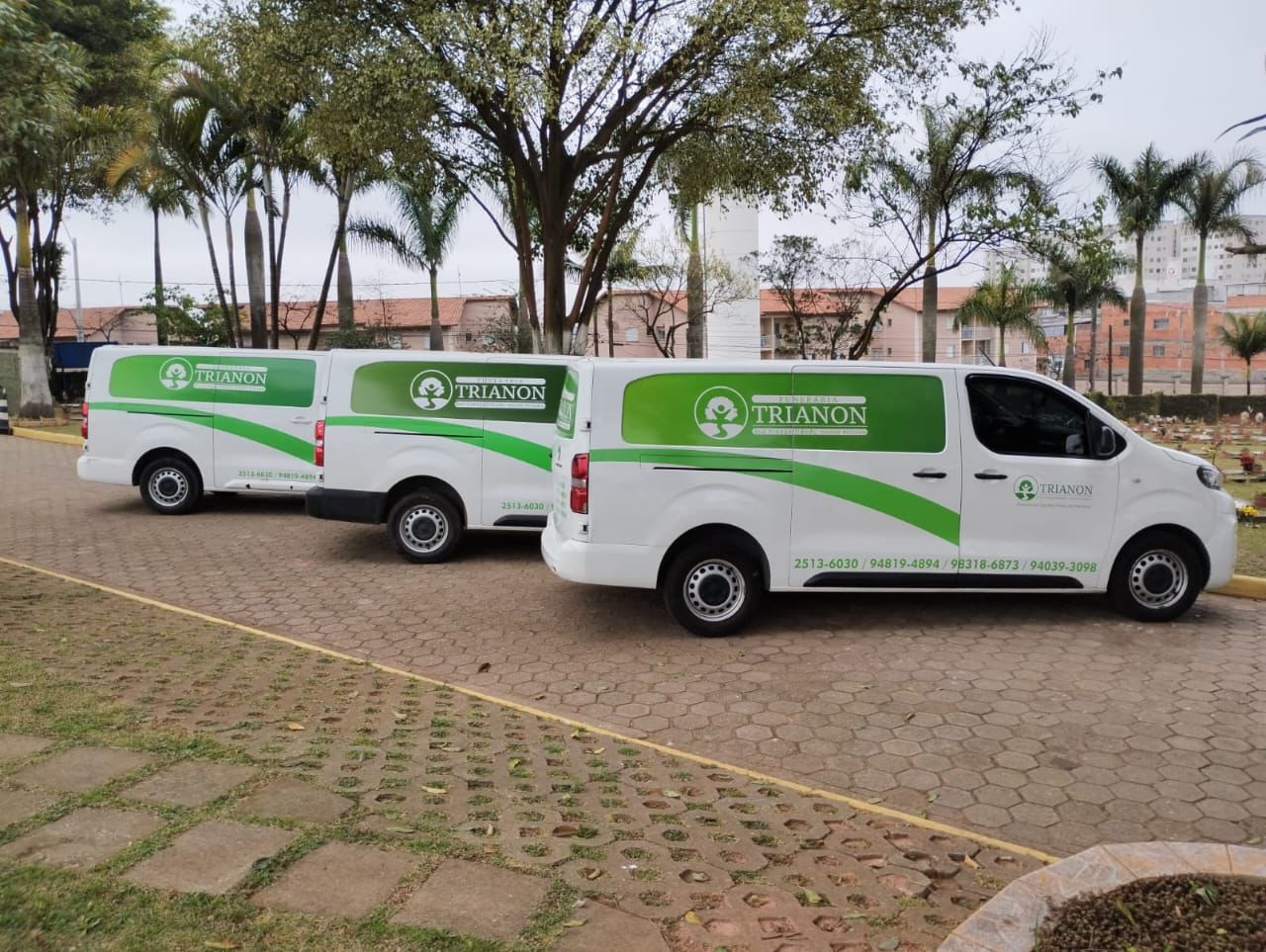 Recepção e atendimento da Funerária Trianon